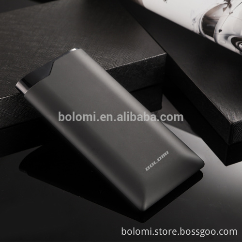 Rubber coating shell 10000mah Mobile Power Bank with LED screen